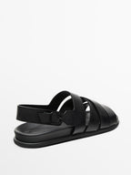 Nappa strappy sandals