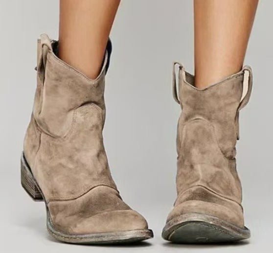 Aveline™ – Suede Ankle Boots